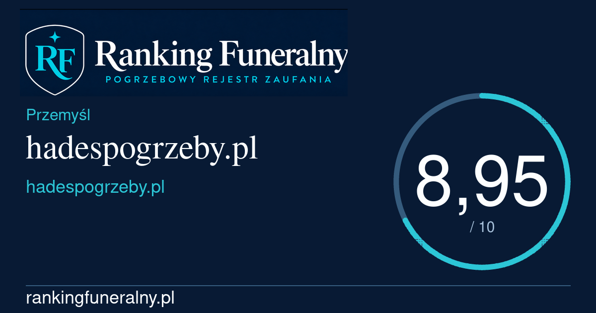 hadespogrzeby.pl - badge poziomy