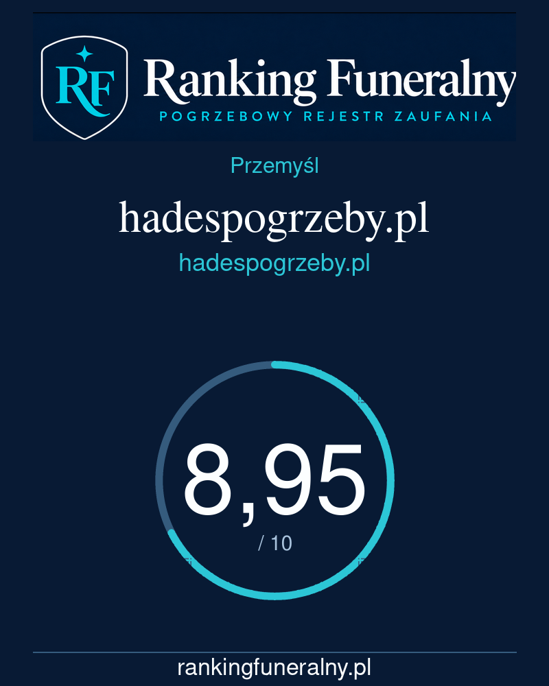 hadespogrzeby.pl - badge pionowy