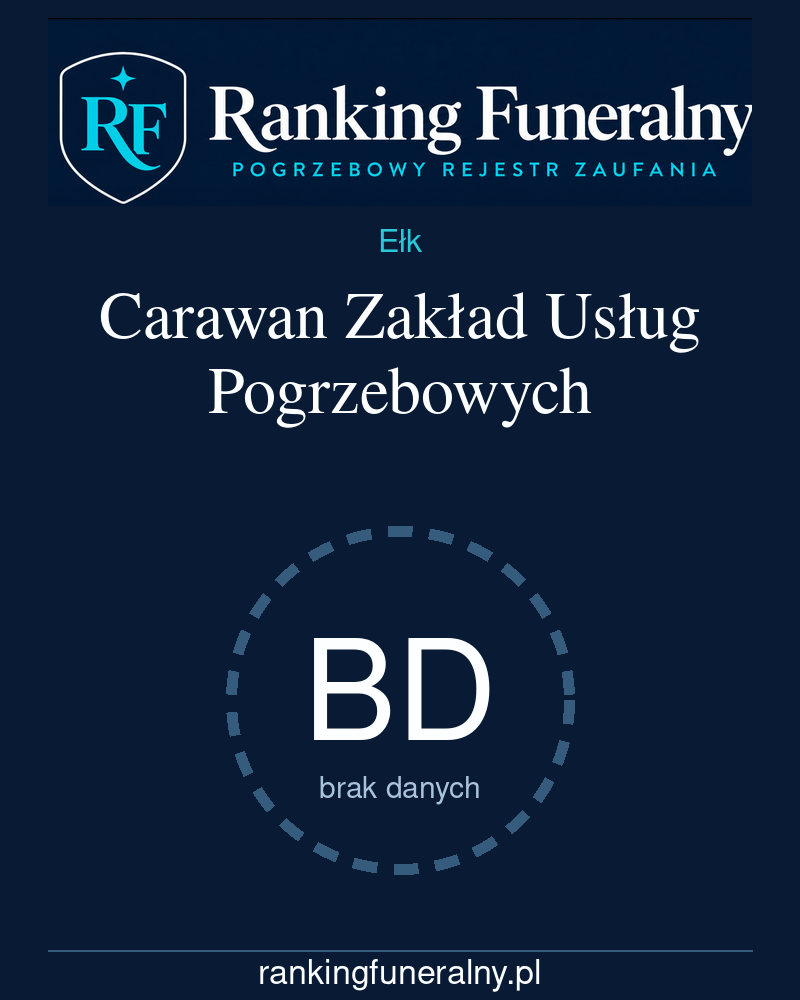 Carawan Zakład Usług Pogrzebowych - badge pionowy