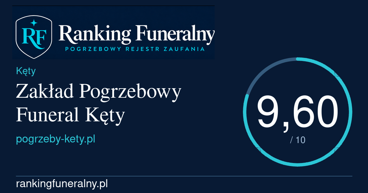 Zakład Pogrzebowy Funeral Kęty - badge poziomy