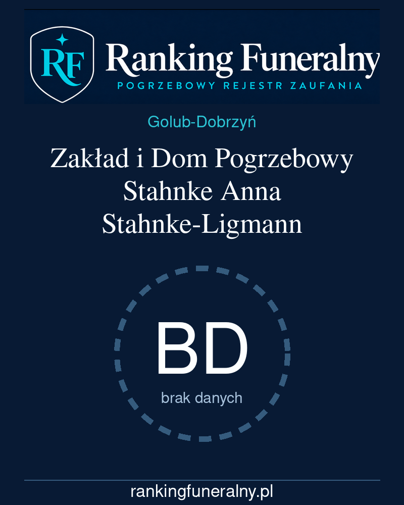 Zakład i Dom Pogrzebowy Stahnke Anna Stahnke-Ligmann - badge pionowy