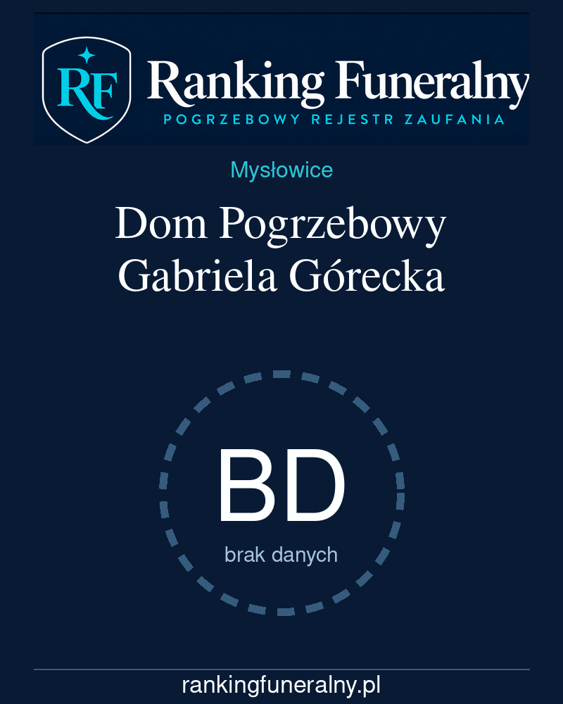 Dom Pogrzebowy Gabriela Górecka - badge pionowy