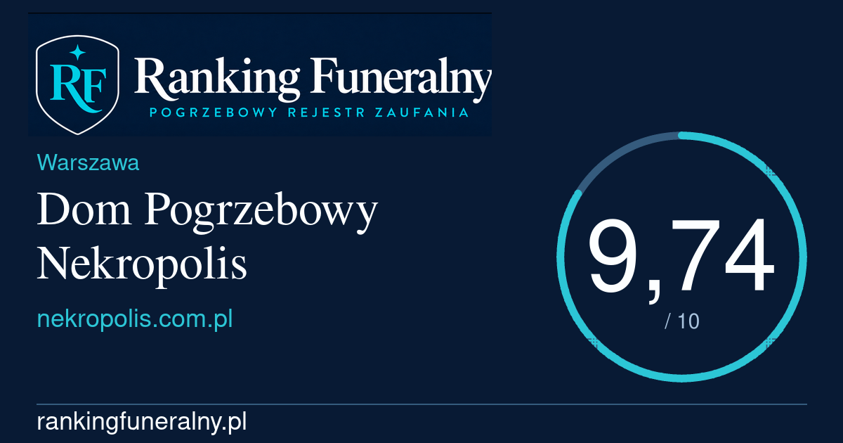 Dom Pogrzebowy Nekropolis - badge poziomy