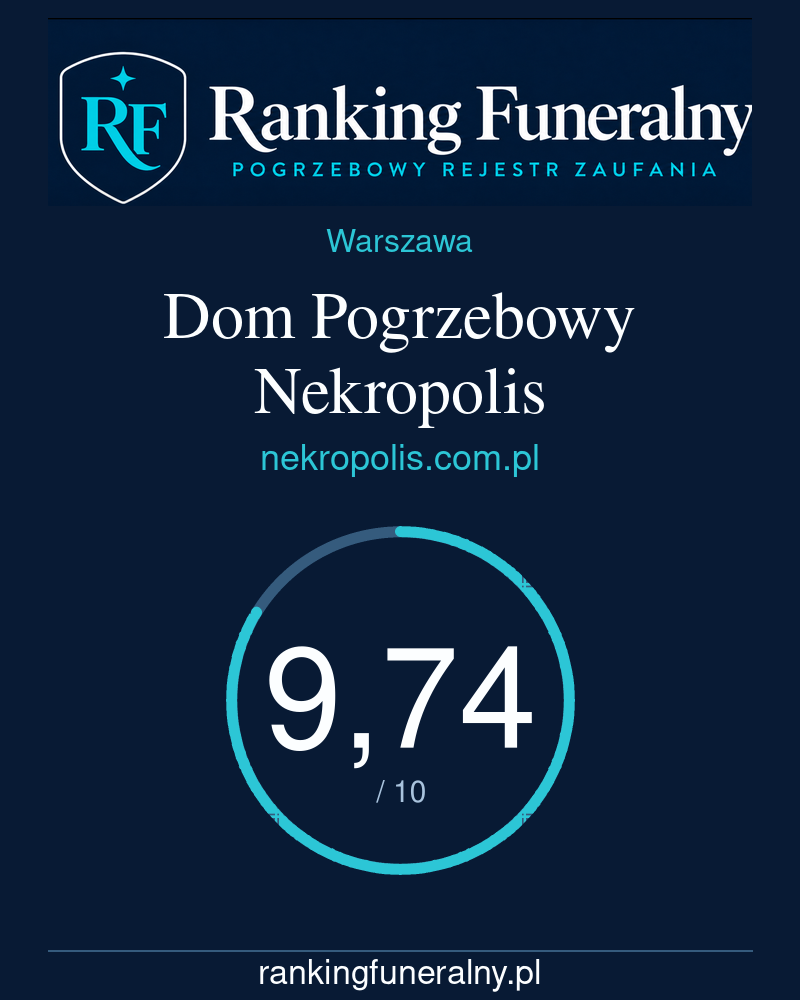 Dom Pogrzebowy Nekropolis - badge pionowy