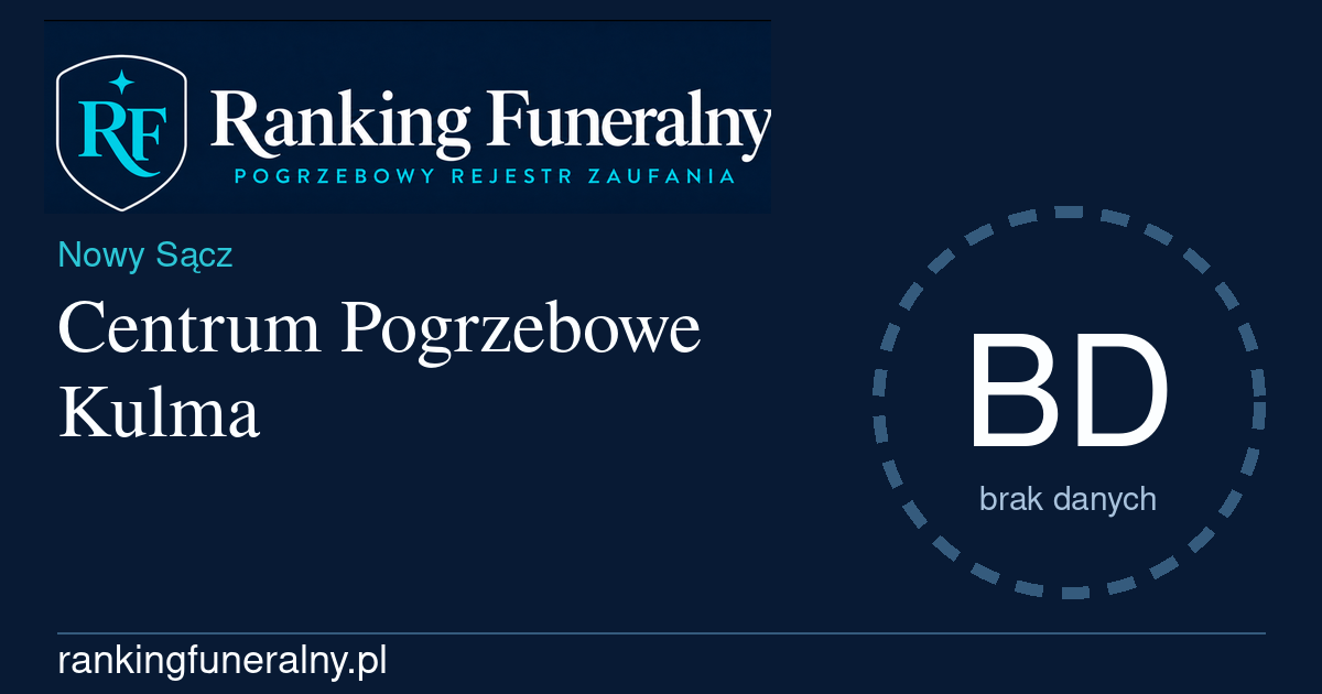 Centrum Pogrzebowe Kulma - badge poziomy
