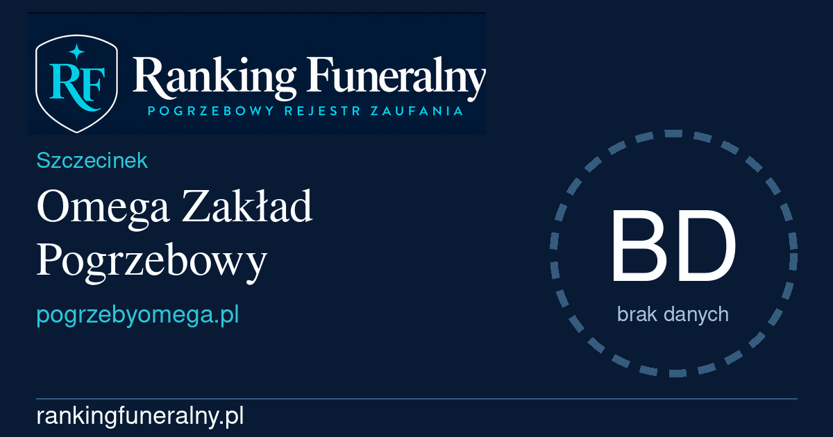 Omega Zakład Pogrzebowy - badge poziomy