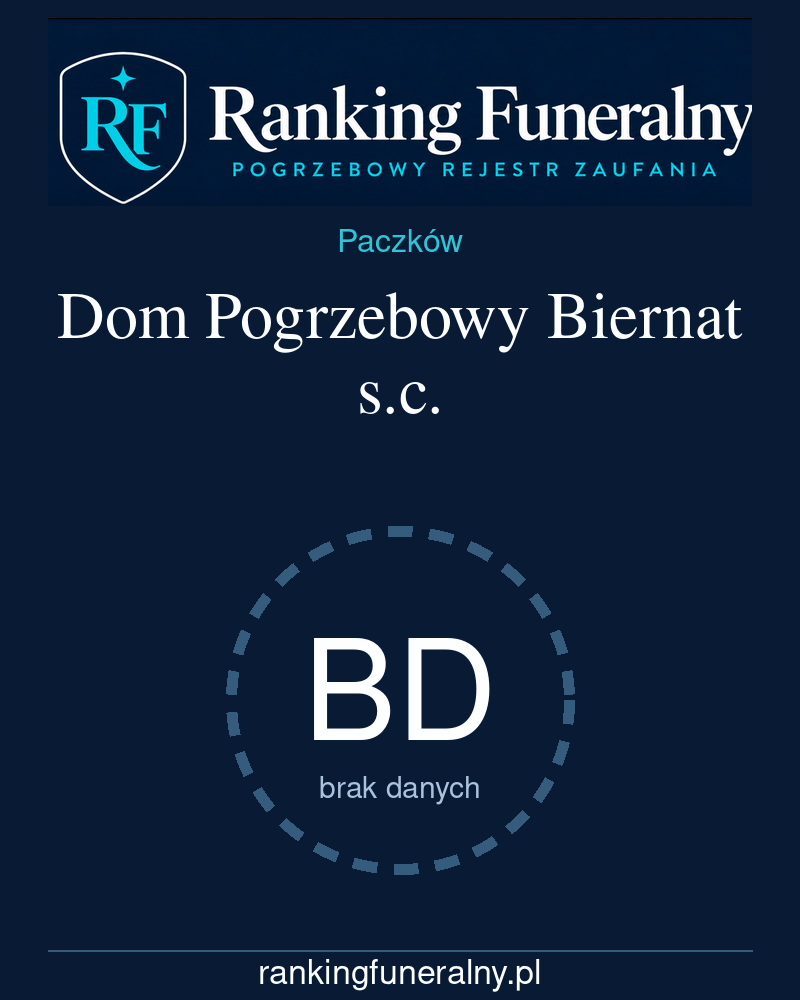 Dom Pogrzebowy Biernat s.c. - badge pionowy