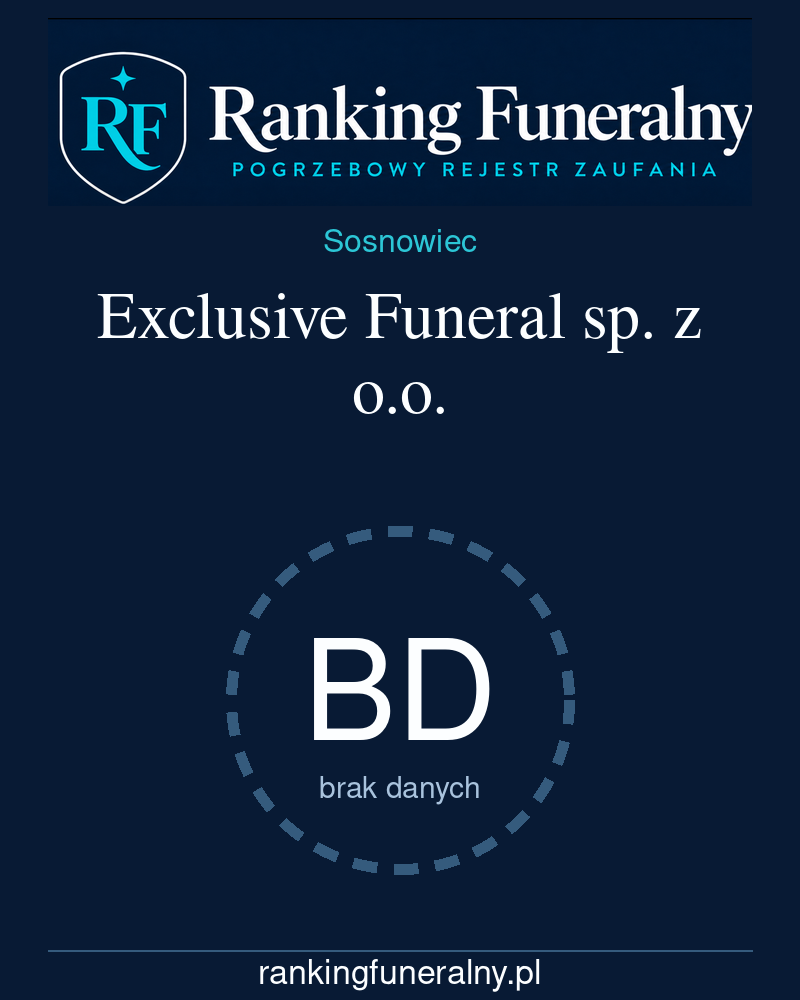 Exclusive Funeral sp. z o.o. - badge pionowy