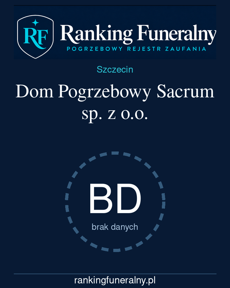 Dom Pogrzebowy Sacrum sp. z o.o. - badge pionowy