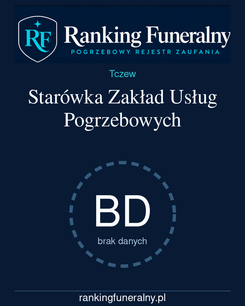 Starówka Zakład Usług Pogrzebowych - badge pionowy