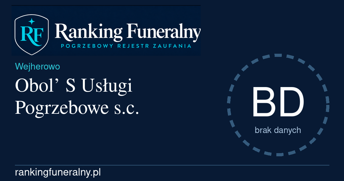 Obol’ S Usługi Pogrzebowe s.c. - badge poziomy