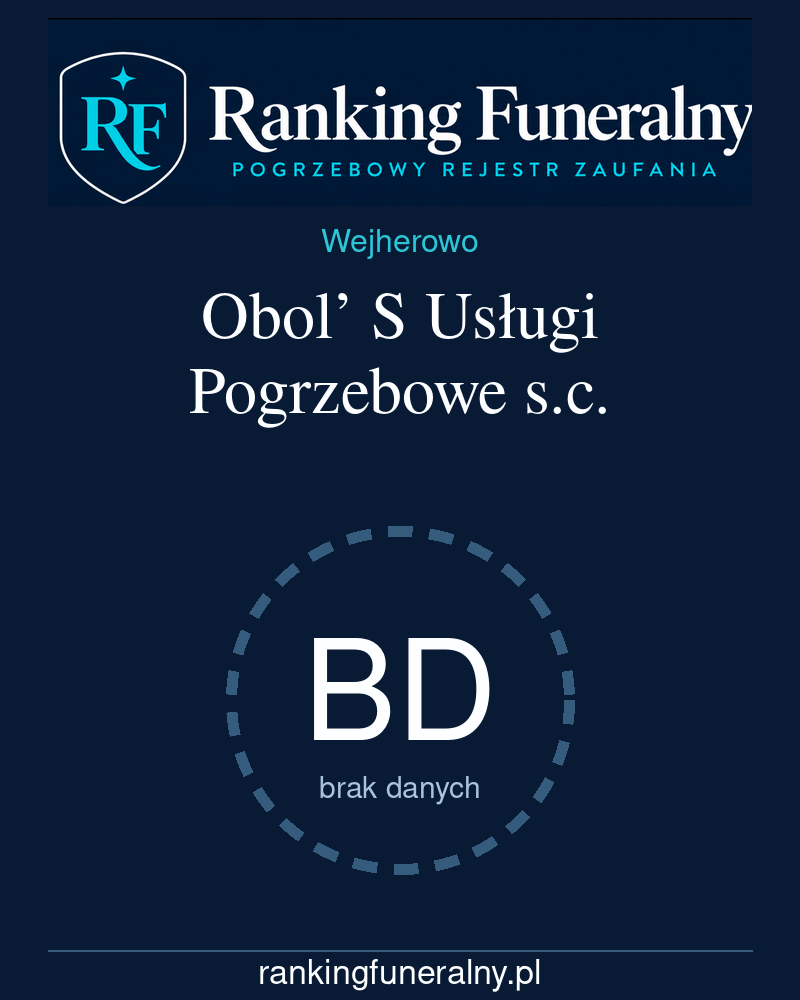 Obol’ S Usługi Pogrzebowe s.c. - badge pionowy