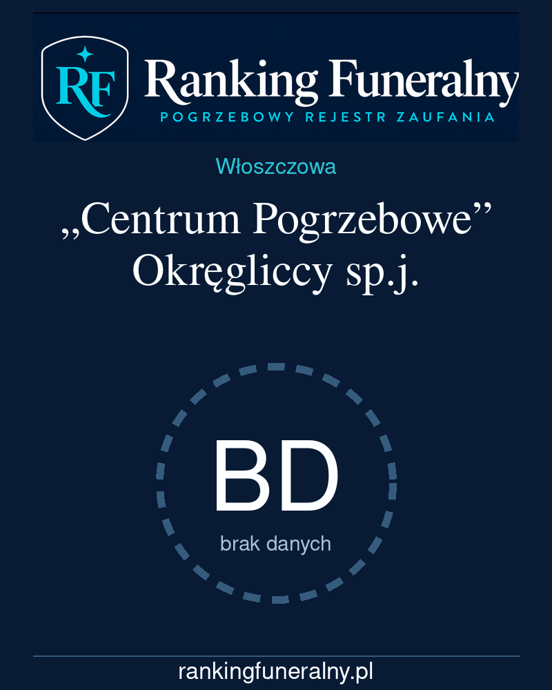 „Centrum Pogrzebowe” Okręgliccy sp.j. - badge pionowy
