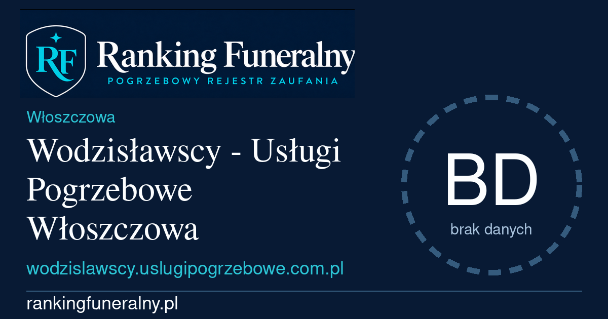 Wodzisławscy - Usługi Pogrzebowe Włoszczowa - badge poziomy