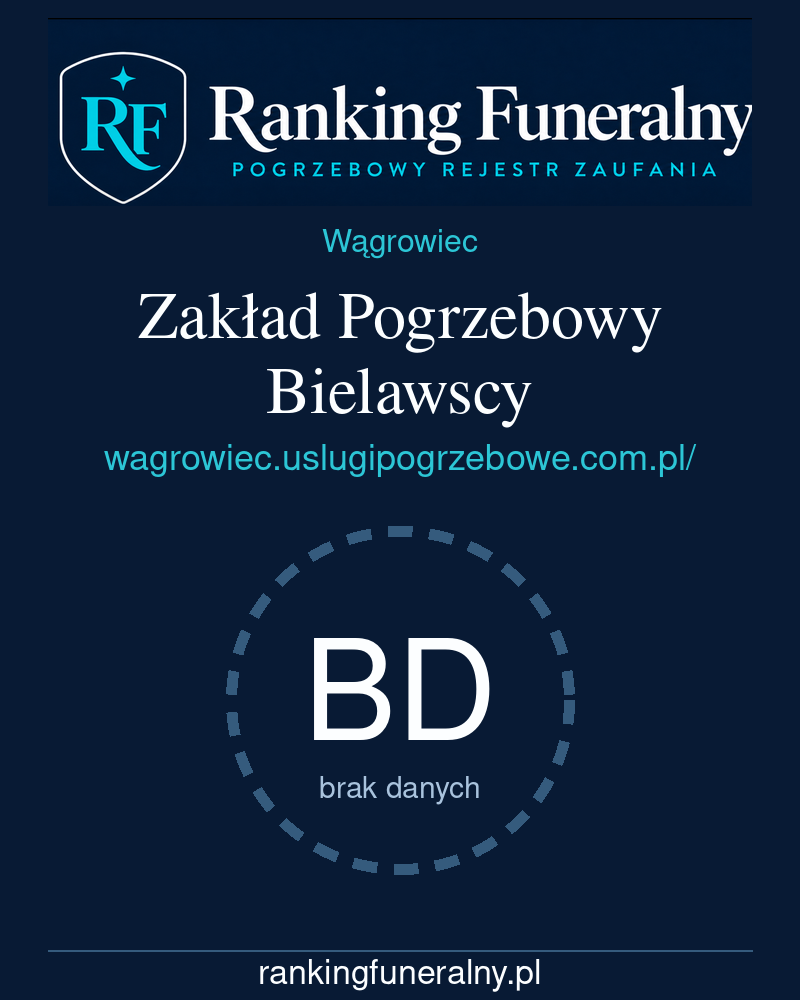 Zakład Pogrzebowy Bielawscy - badge pionowy