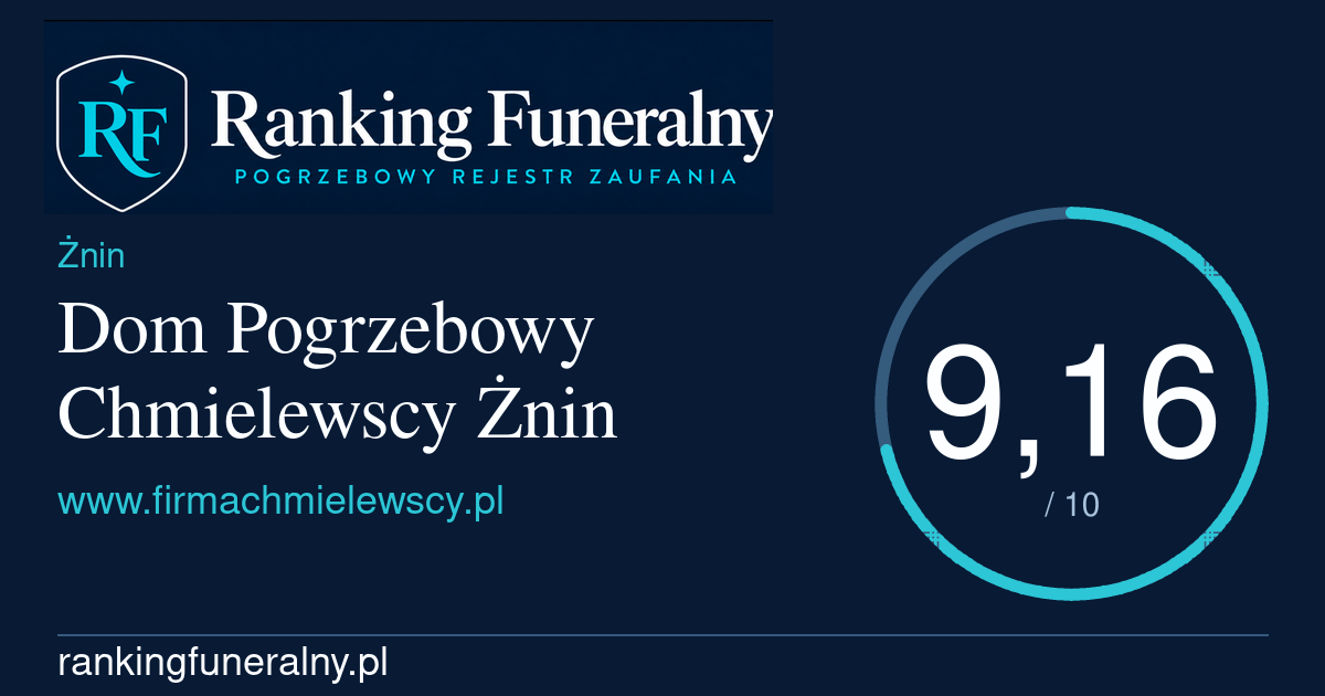 Dom Pogrzebowy Chmielewscy Żnin - badge poziomy