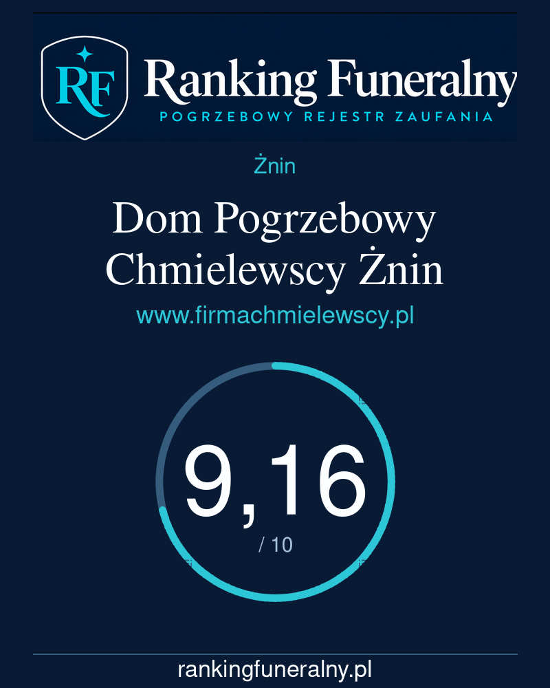 Dom Pogrzebowy Chmielewscy Żnin - badge pionowy