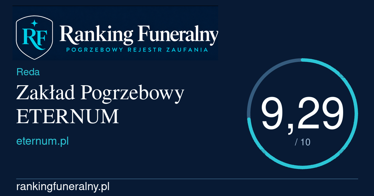 Zakład Pogrzebowy ETERNUM - badge poziomy