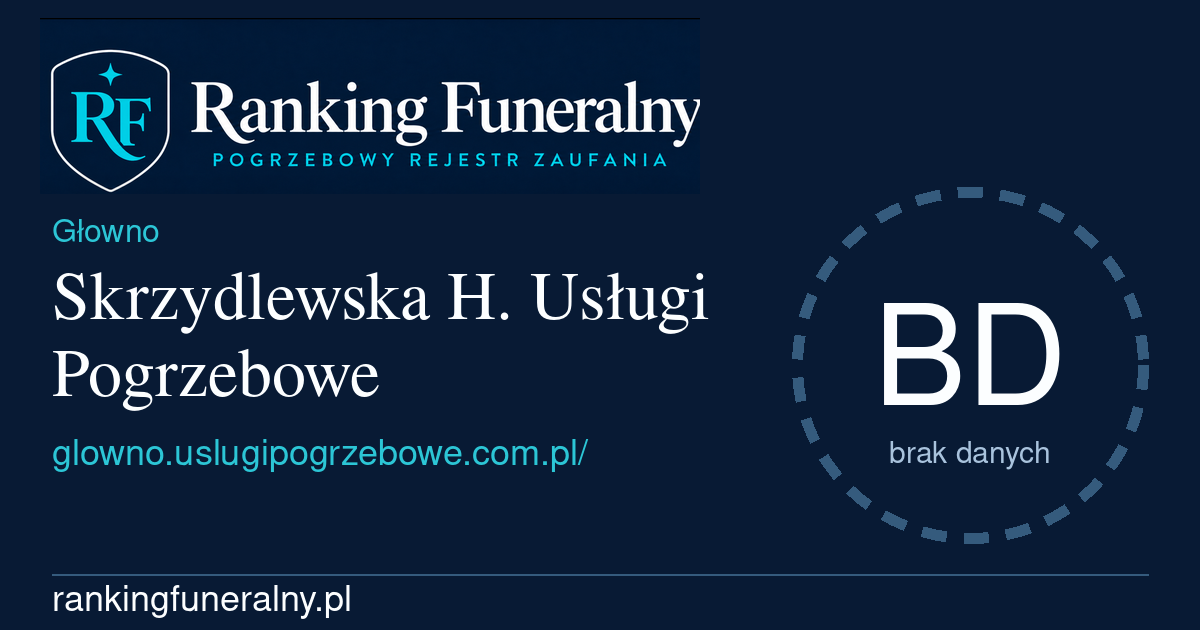 Skrzydlewska H. Usługi Pogrzebowe - badge poziomy