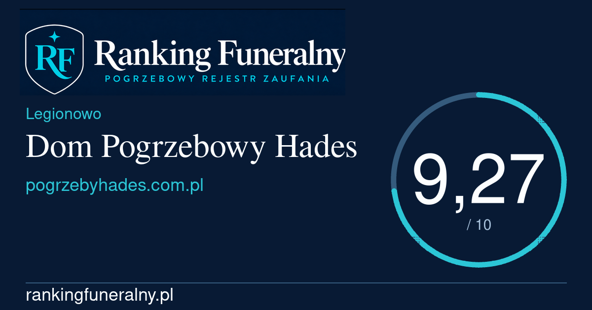 Dom Pogrzebowy Hades - badge poziomy
