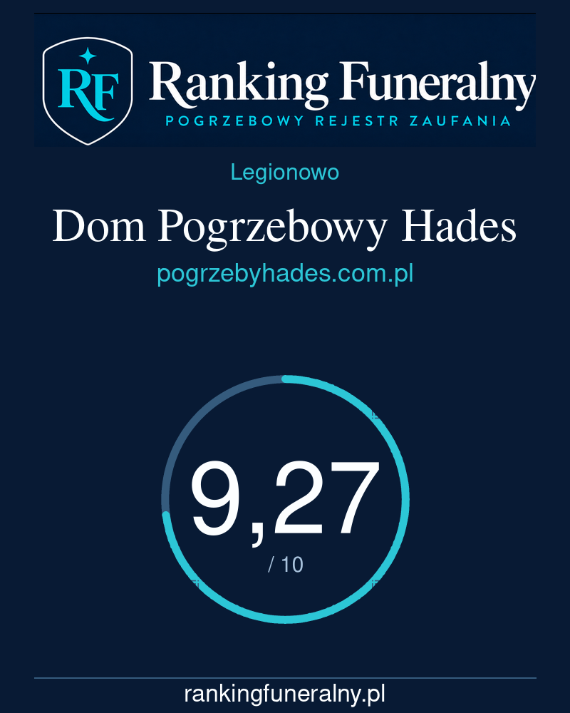 Dom Pogrzebowy Hades - badge pionowy