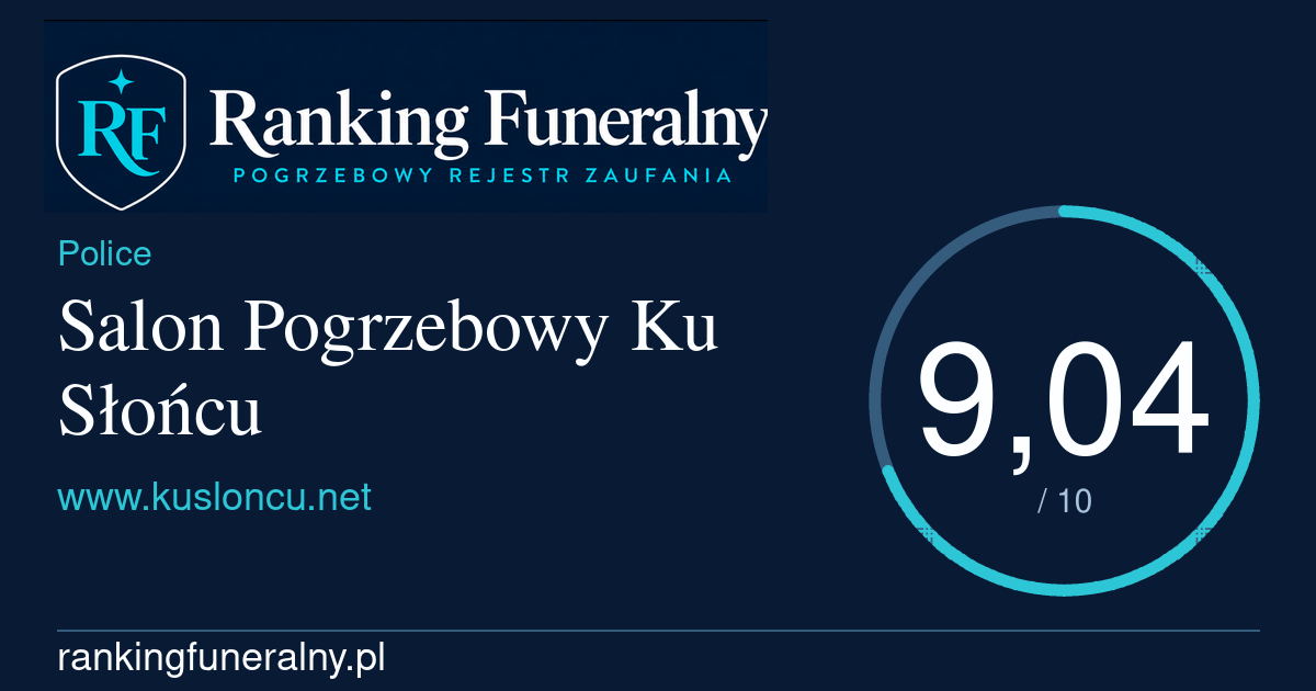 Salon Pogrzebowy Ku Słońcu - badge poziomy