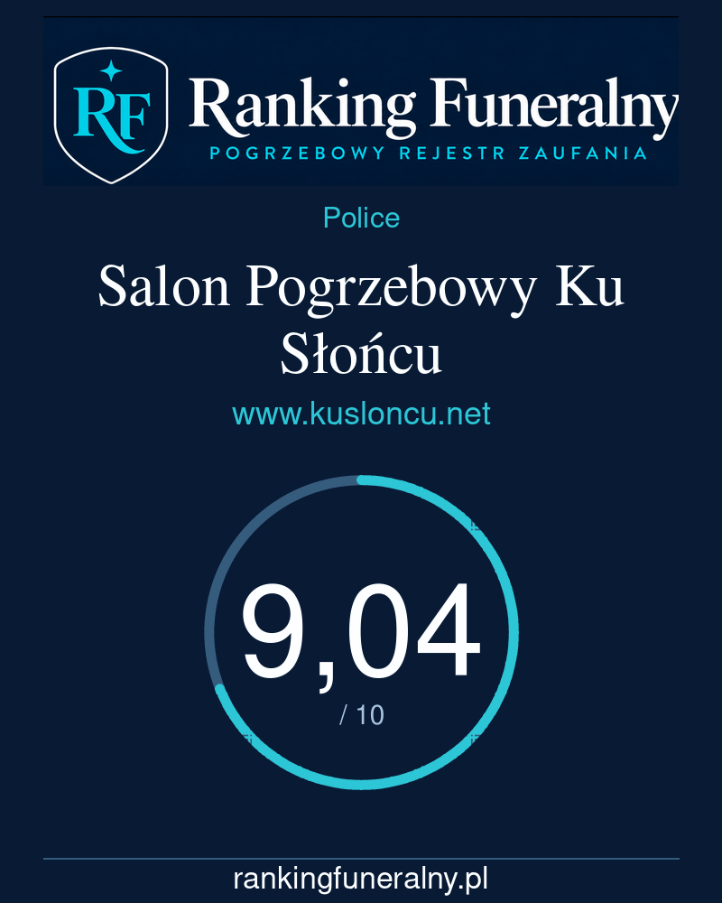 Salon Pogrzebowy Ku Słońcu - badge pionowy
