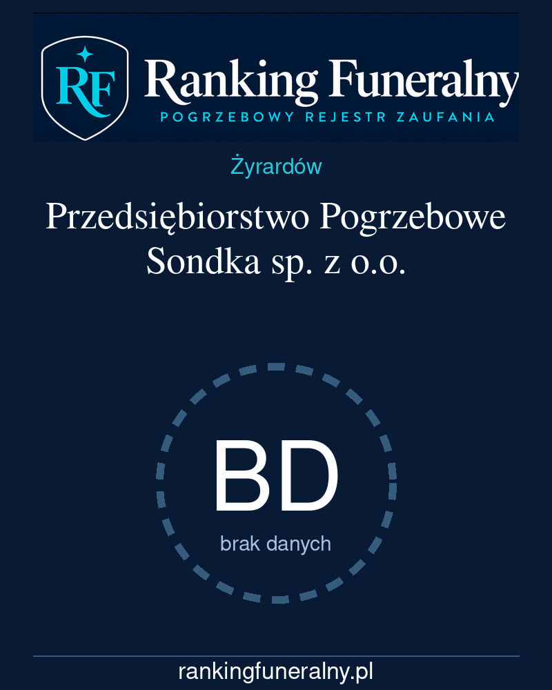 Przedsiębiorstwo Pogrzebowe Sondka sp. z o.o. - badge pionowy